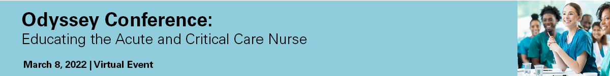 2022 Odyssey Conference: Educating the Acute and Critical Care Nurse Banner